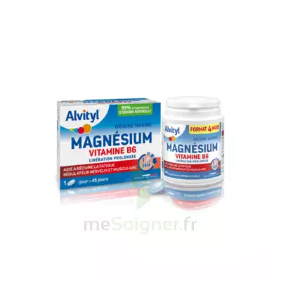 Alvityl Magnésium Vitamine B6 Libération Prolongée Comprimés Lp B/45 à OULLINS